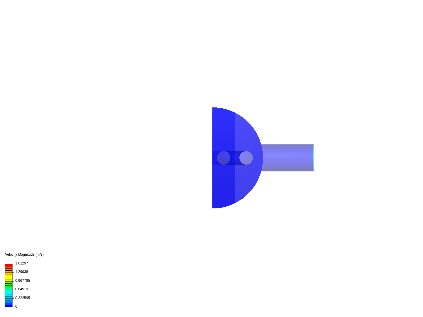 Thermofluid analysis of a heat exchanger image