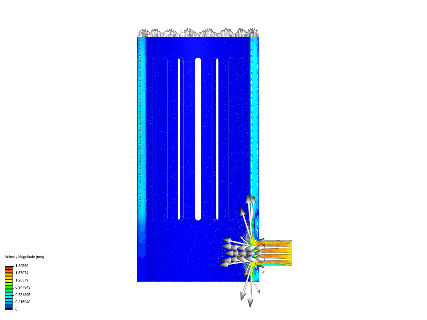 Nozzle with ribs image