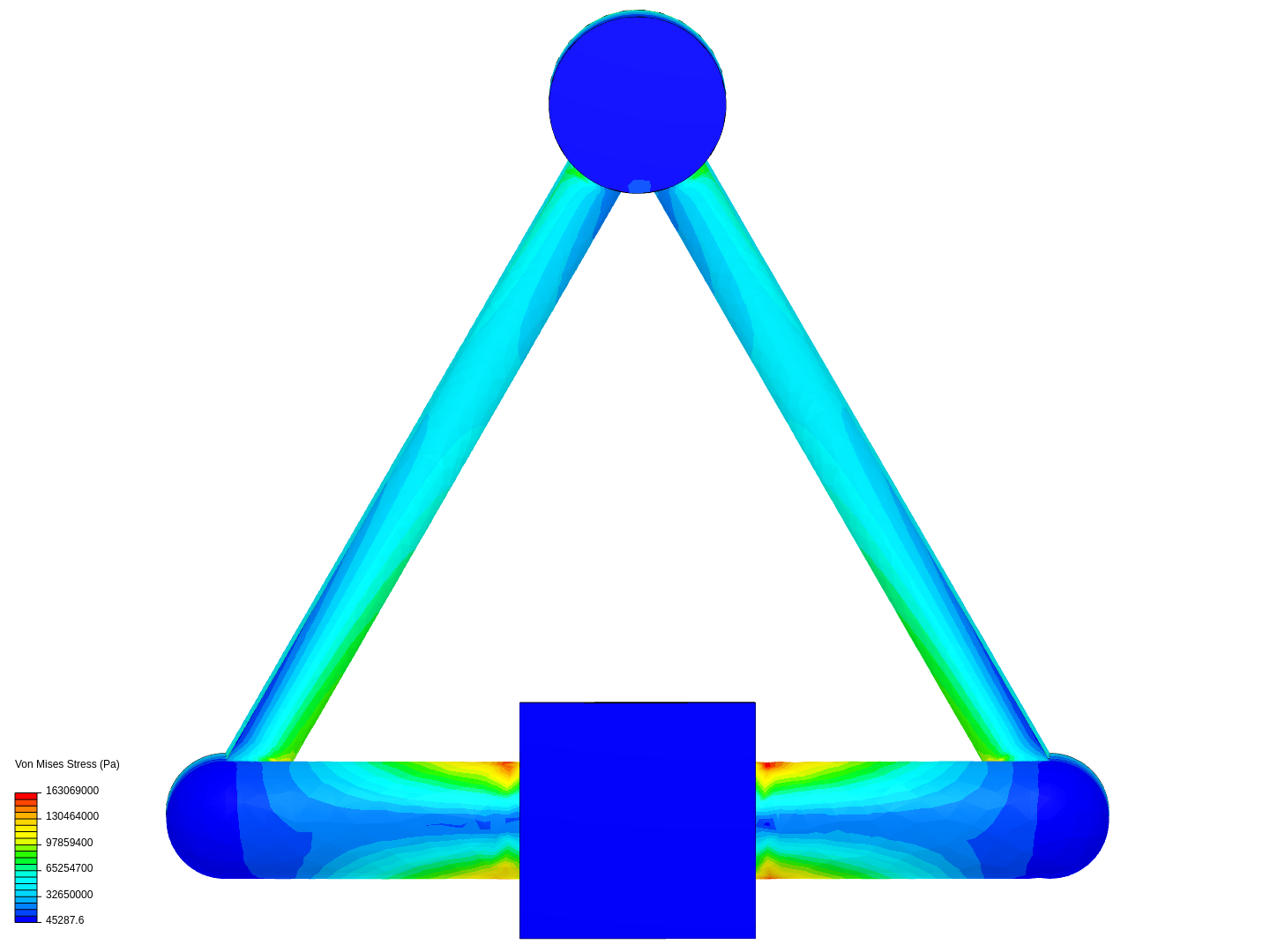 Tutorial - Linear static analysis of a crane image