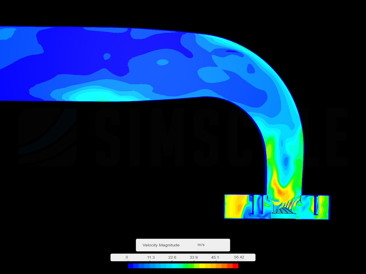 Franicis Turbine solidworks and cfd image