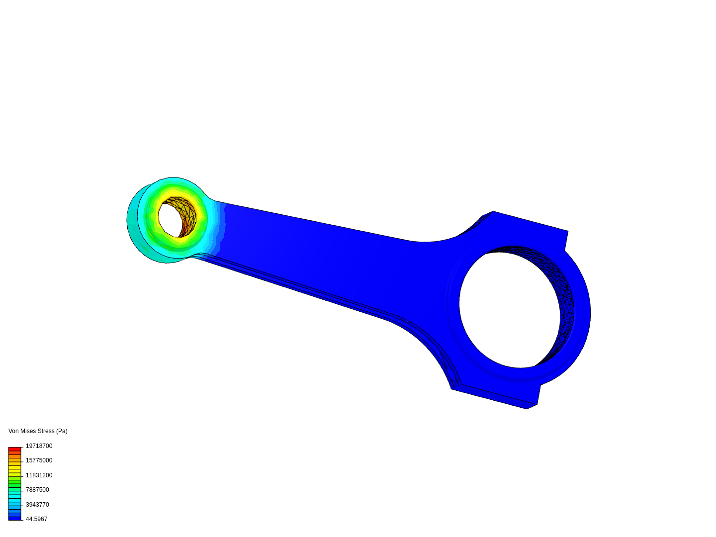 Tutorial 1: Connecting rod stress analysis image