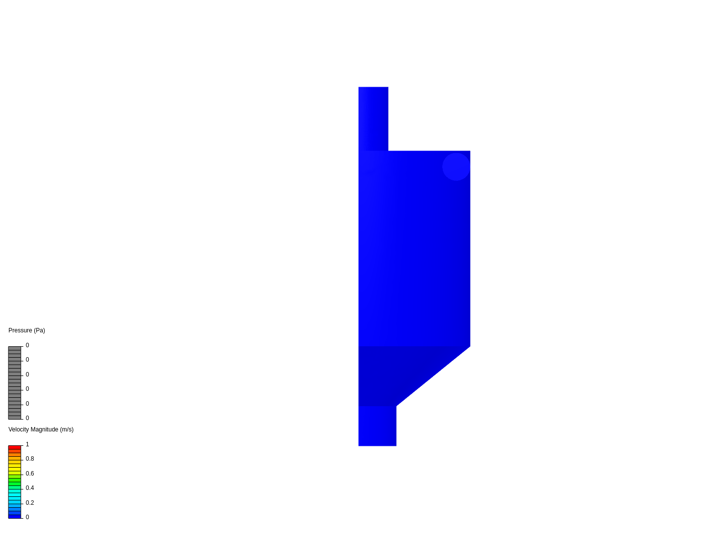 Tutorial - Flow through a cyclone seperator image