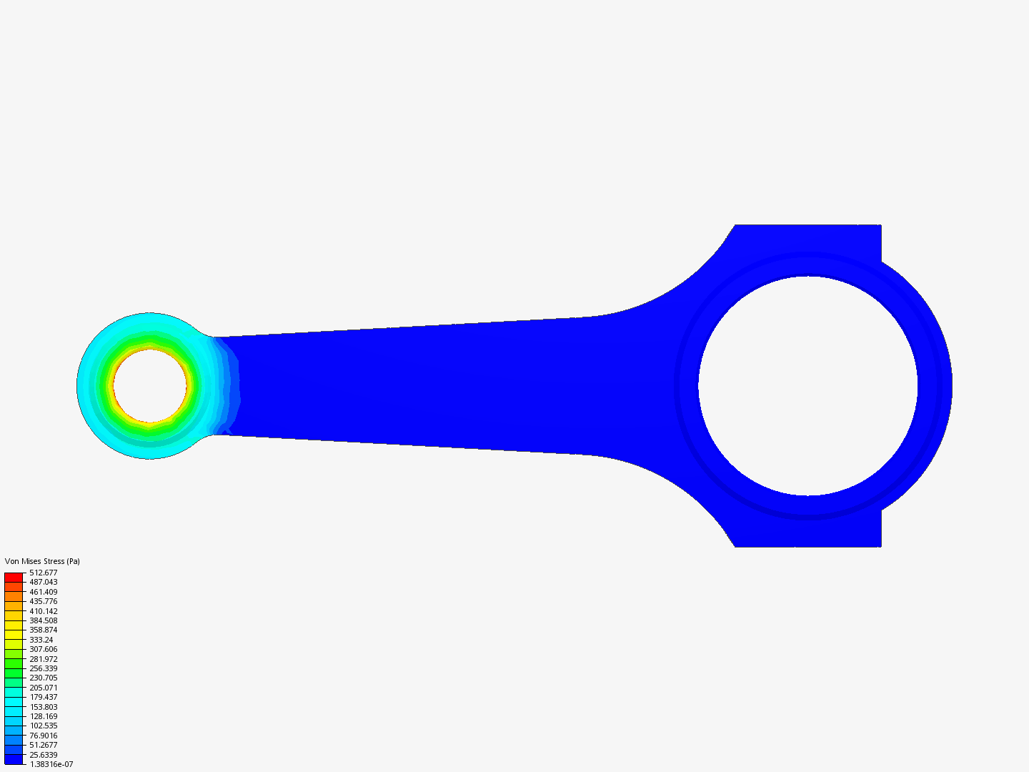 Tutorial 1: Connecting rod stress analysis image