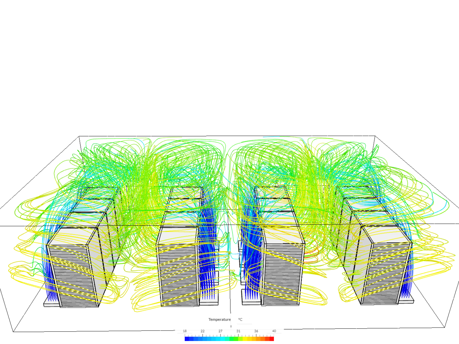 Data Center - Open aisle configuration image