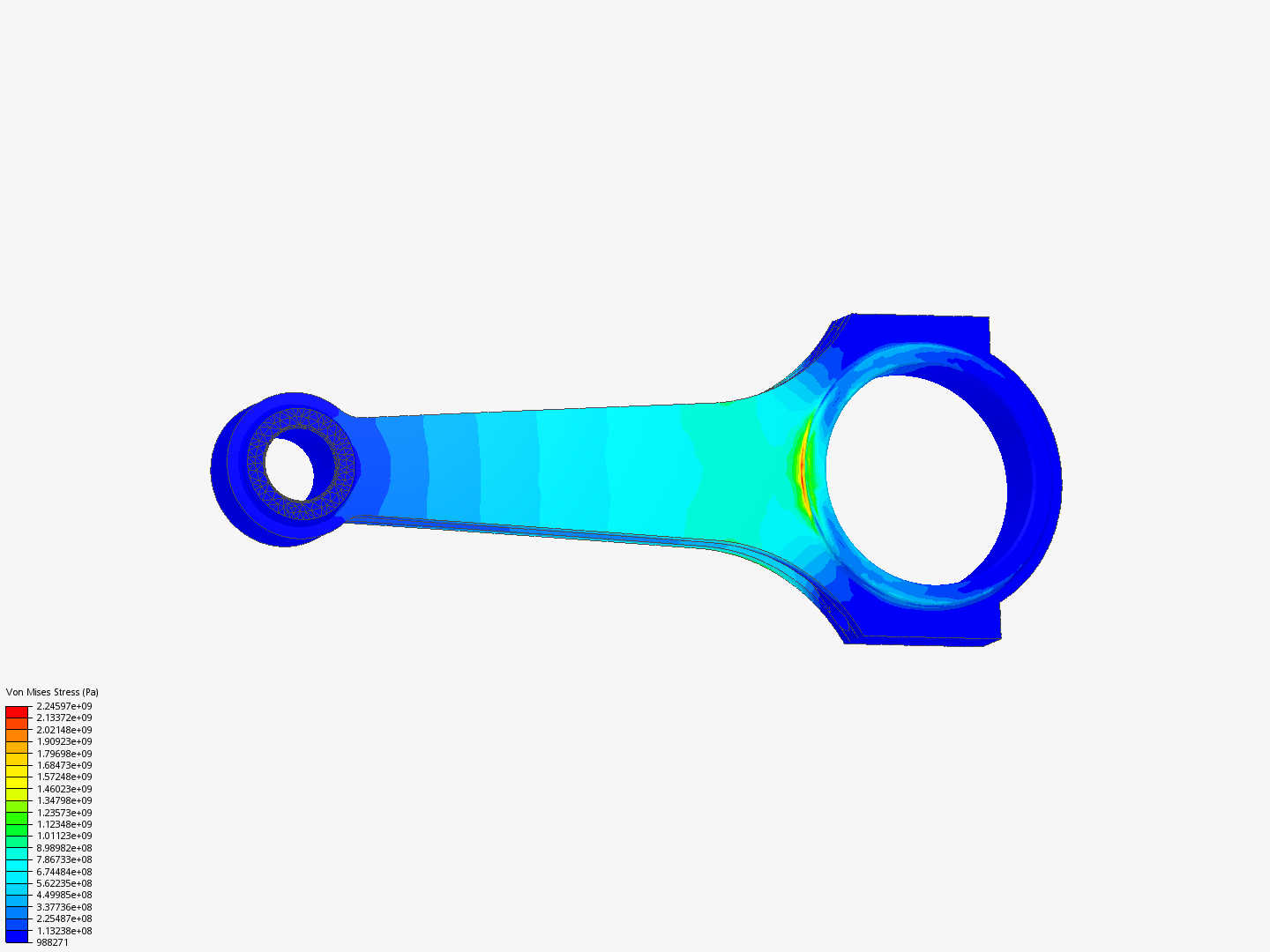 Tutorial 1: Connecting rod stress analysis image