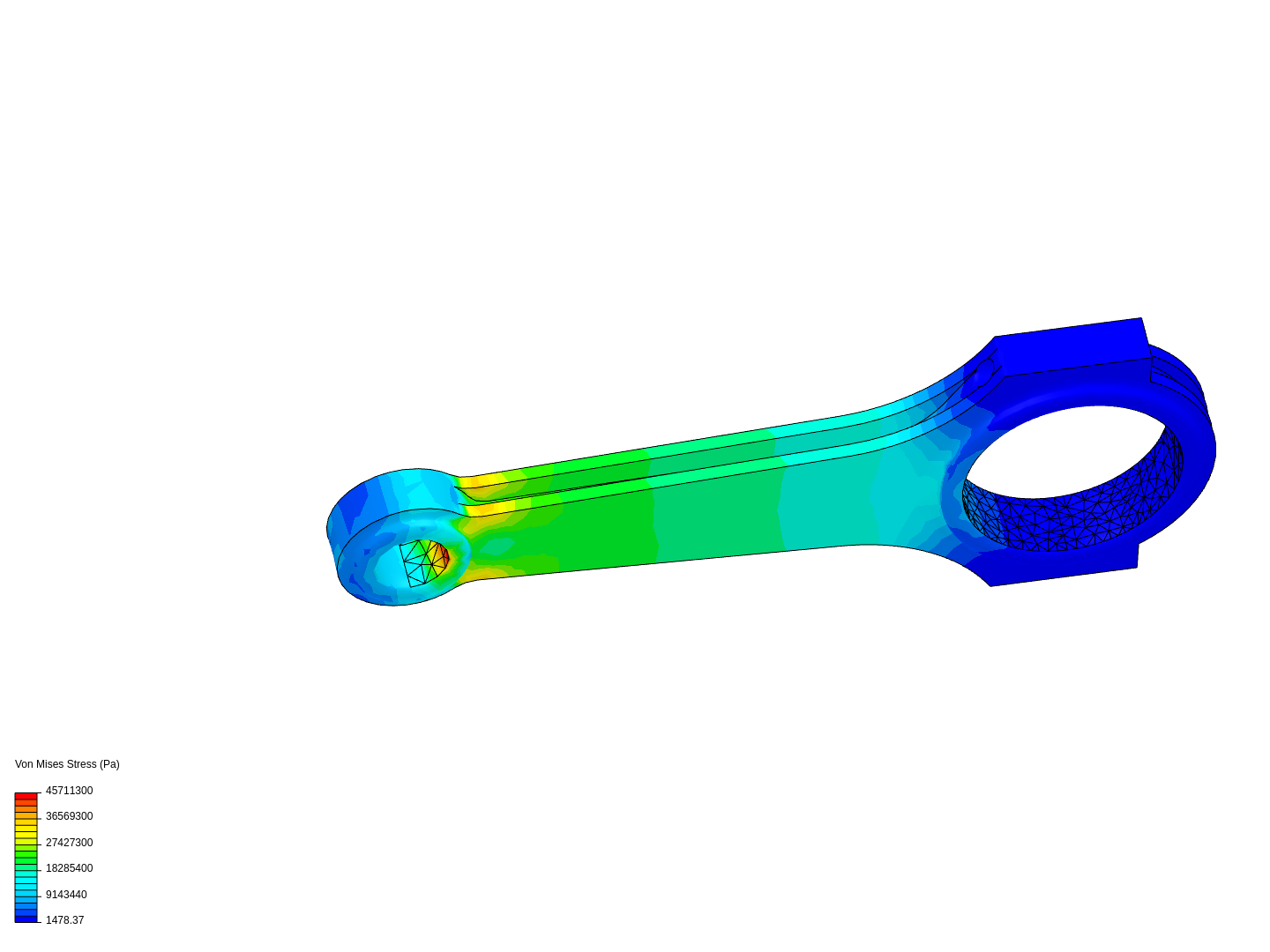 Tutorial 1: Connecting rod stress analysis image