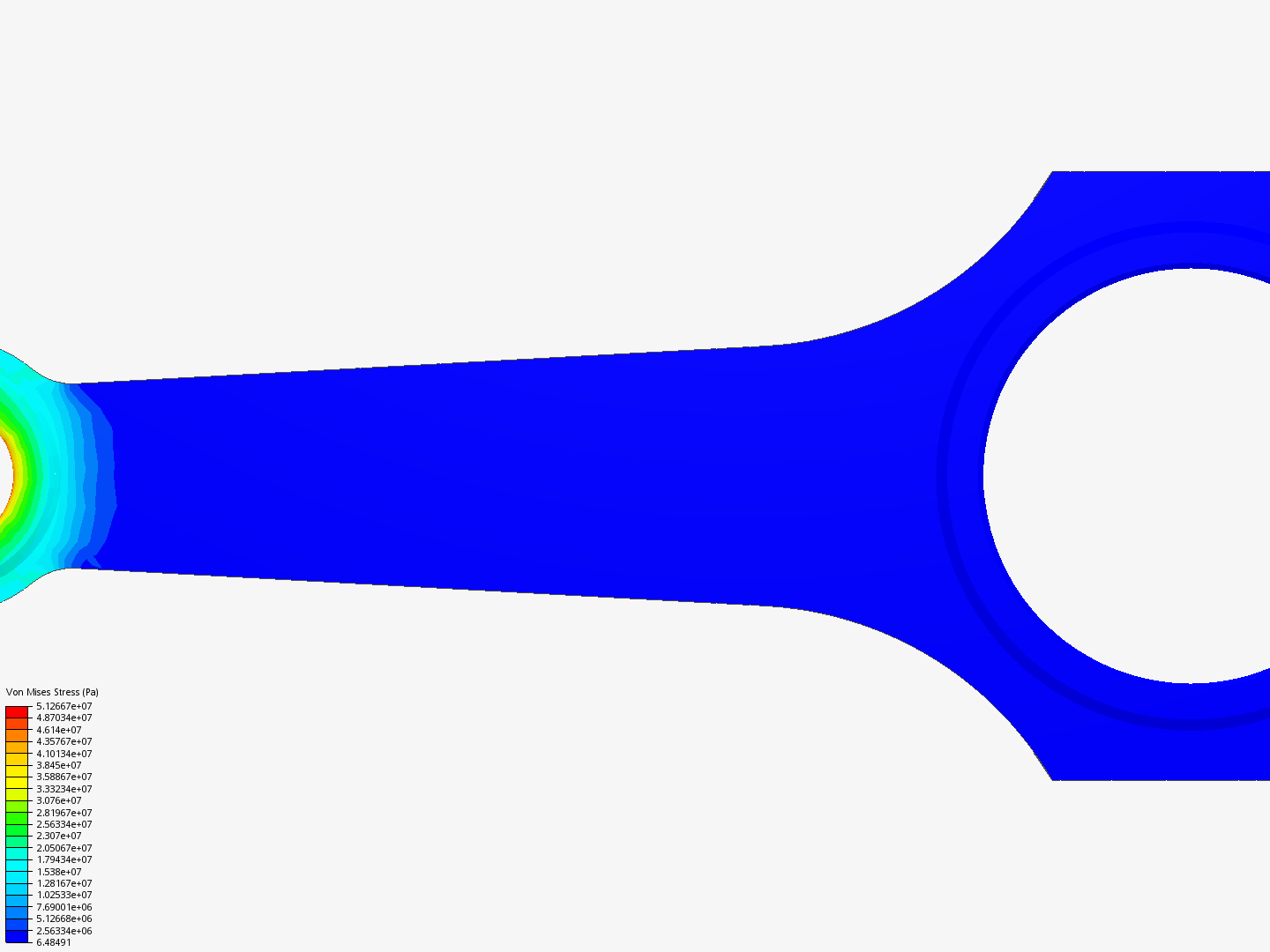 Tutorial 1: Connecting rod stress analysis image