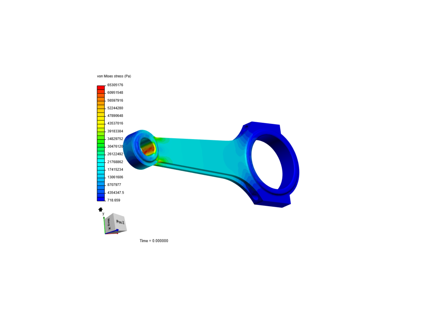 Tutorial-01: Connecting rod stress analysis image