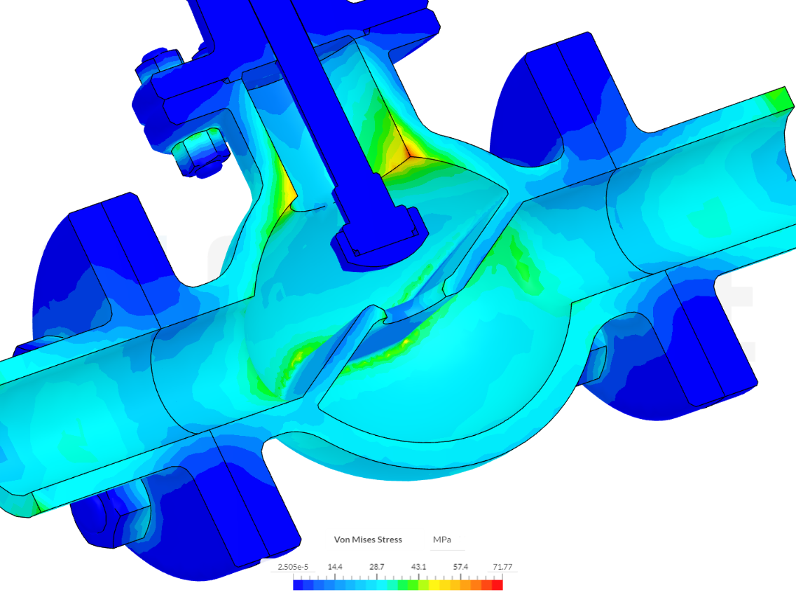 Globe Valve Multiphysics - Copy image