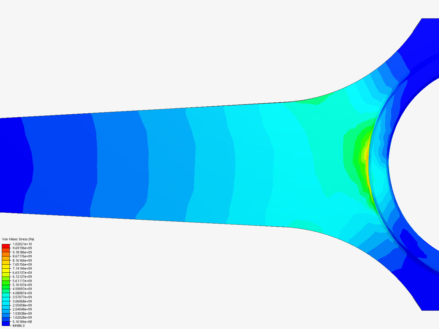 Tutorial 1: Connecting rod stress analysis image