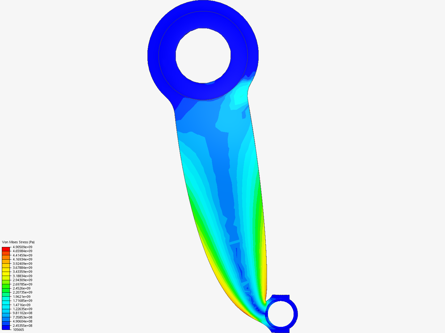 Tutorial 1: Connecting rod stress analysis image