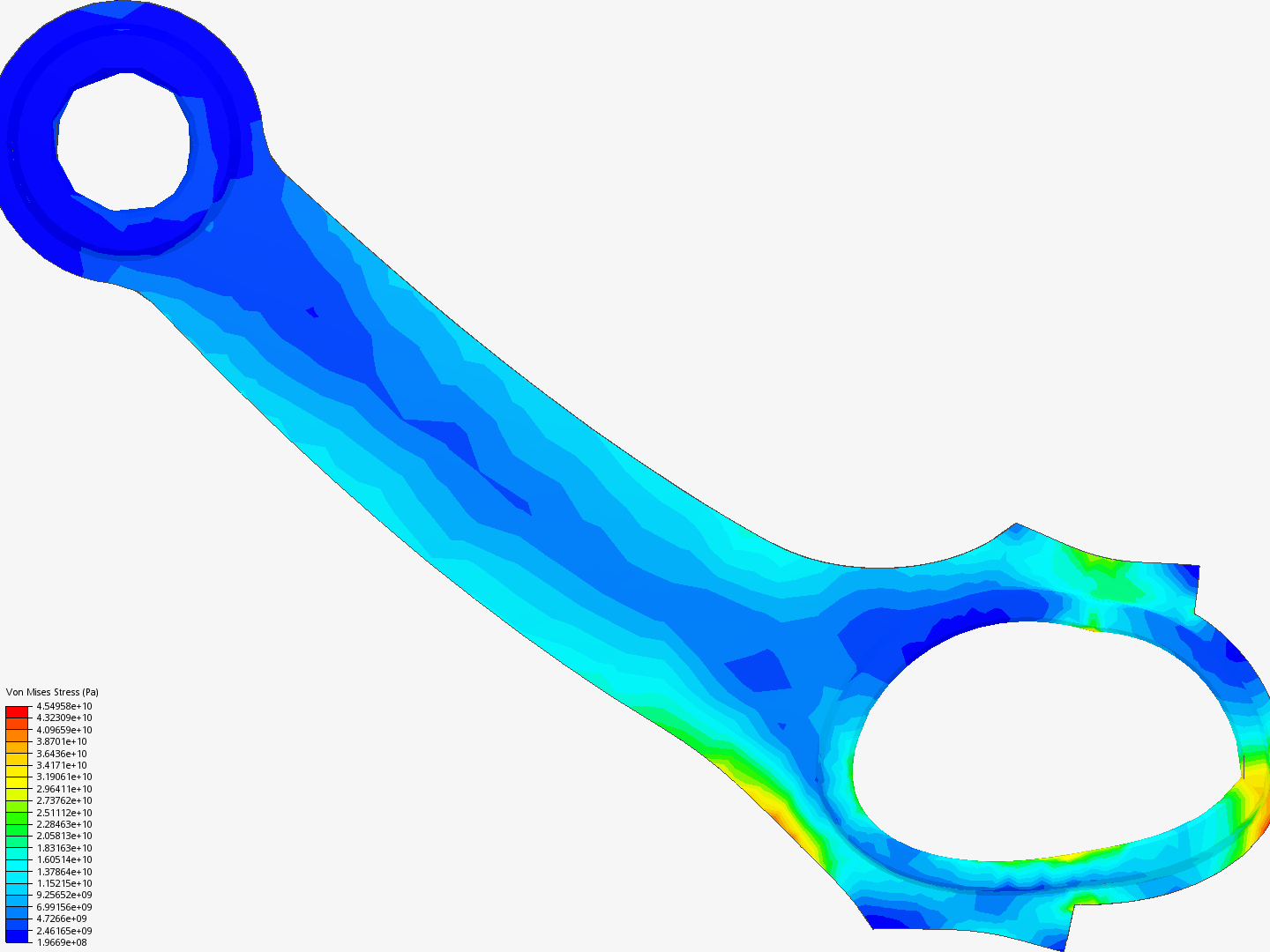 Tutorial 1: Connecting rod stress analysis image