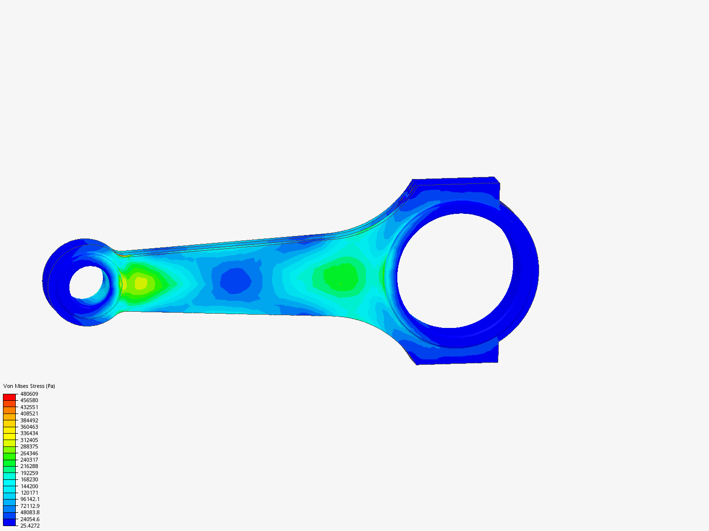 Tutorial 1: Connecting rod stress analysis image