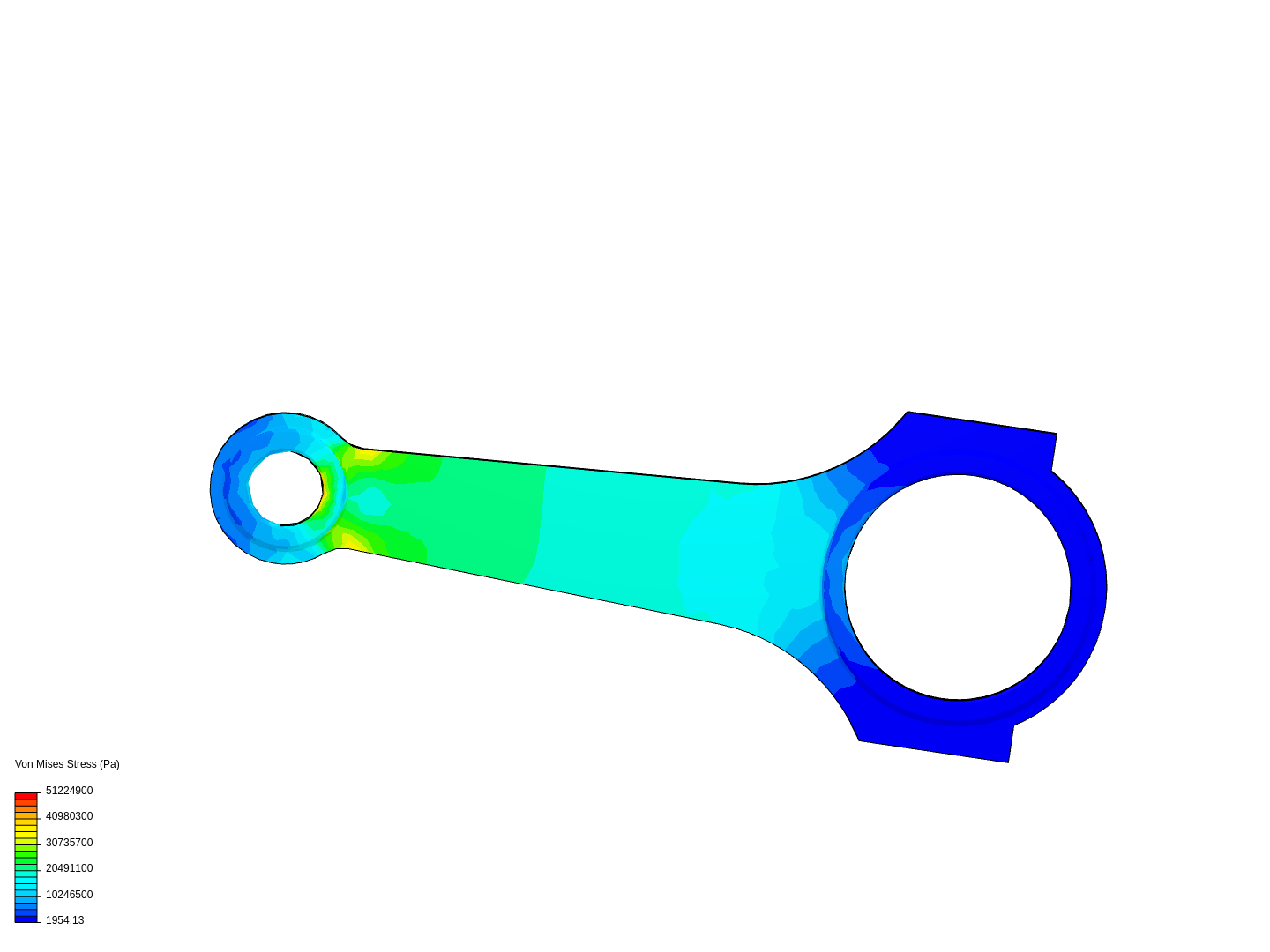 Tutorial 1: Connecting rod stress analysis image