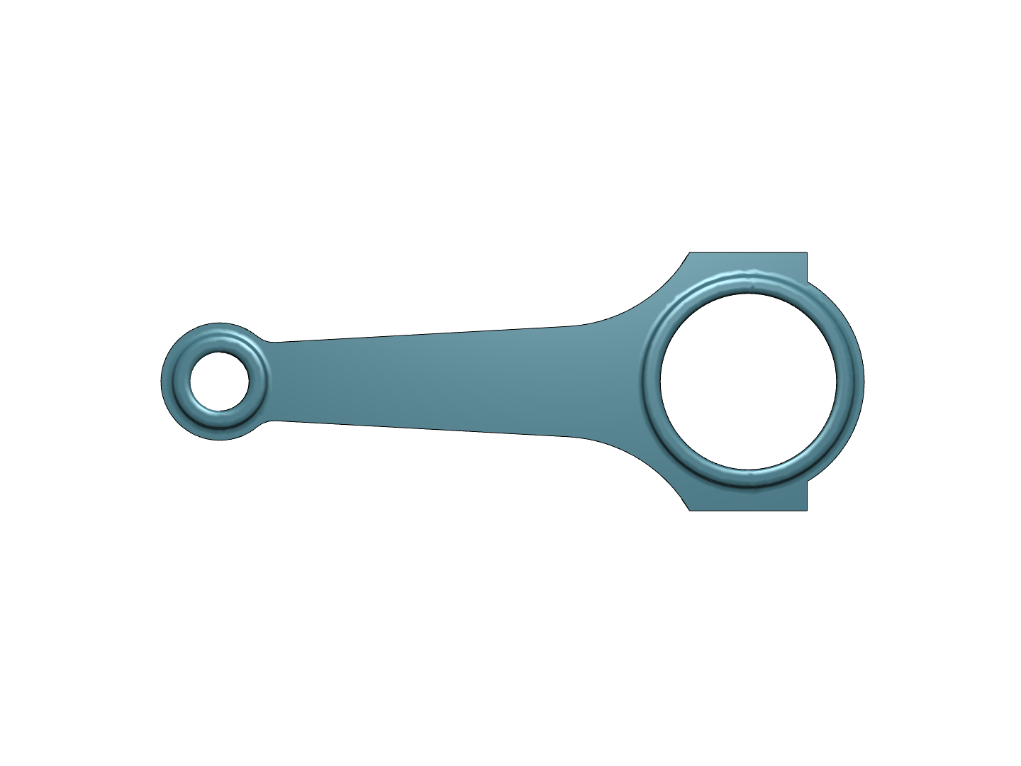 Tutorial 1: Connecting rod stress analysis image