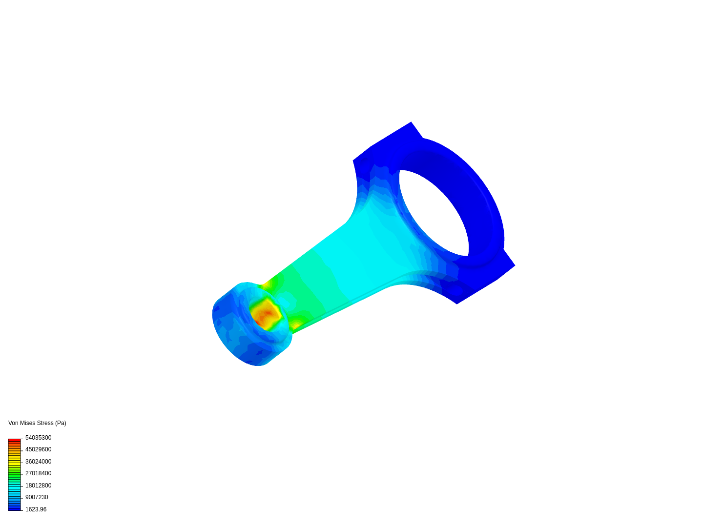 Tutorial 1: Connecting rod stress analysis image