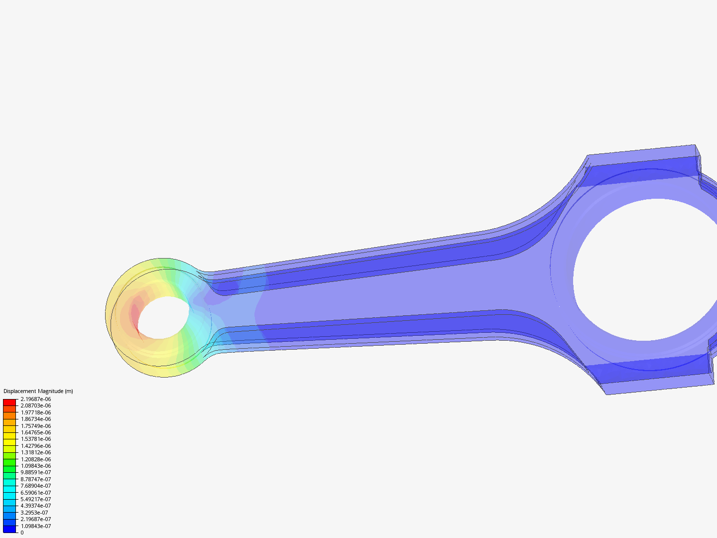 Tutorial 1: Connecting rod stress analysis image