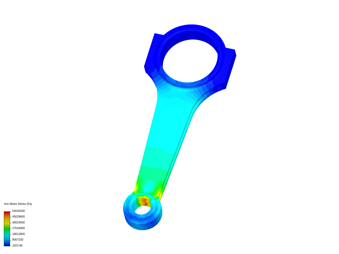 Tutorial 1: Connecting rod stress analysis image