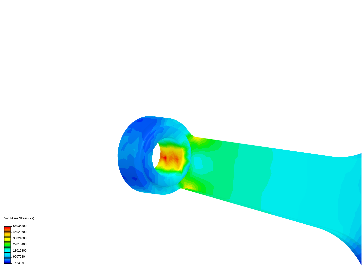 Tutorial 1: Connecting rod stress analysis image