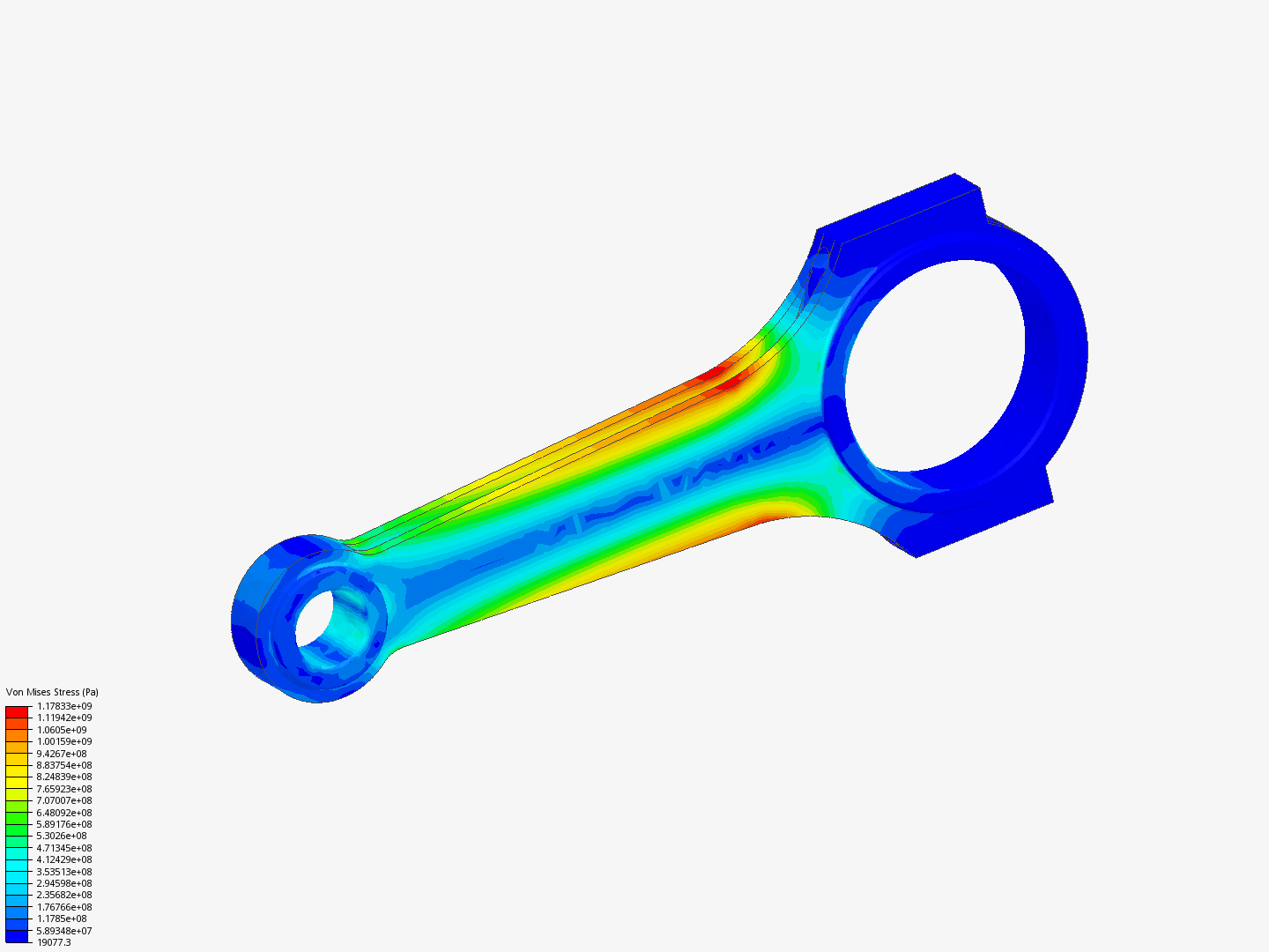 Tutorial 1: Connecting rod stress analysis image