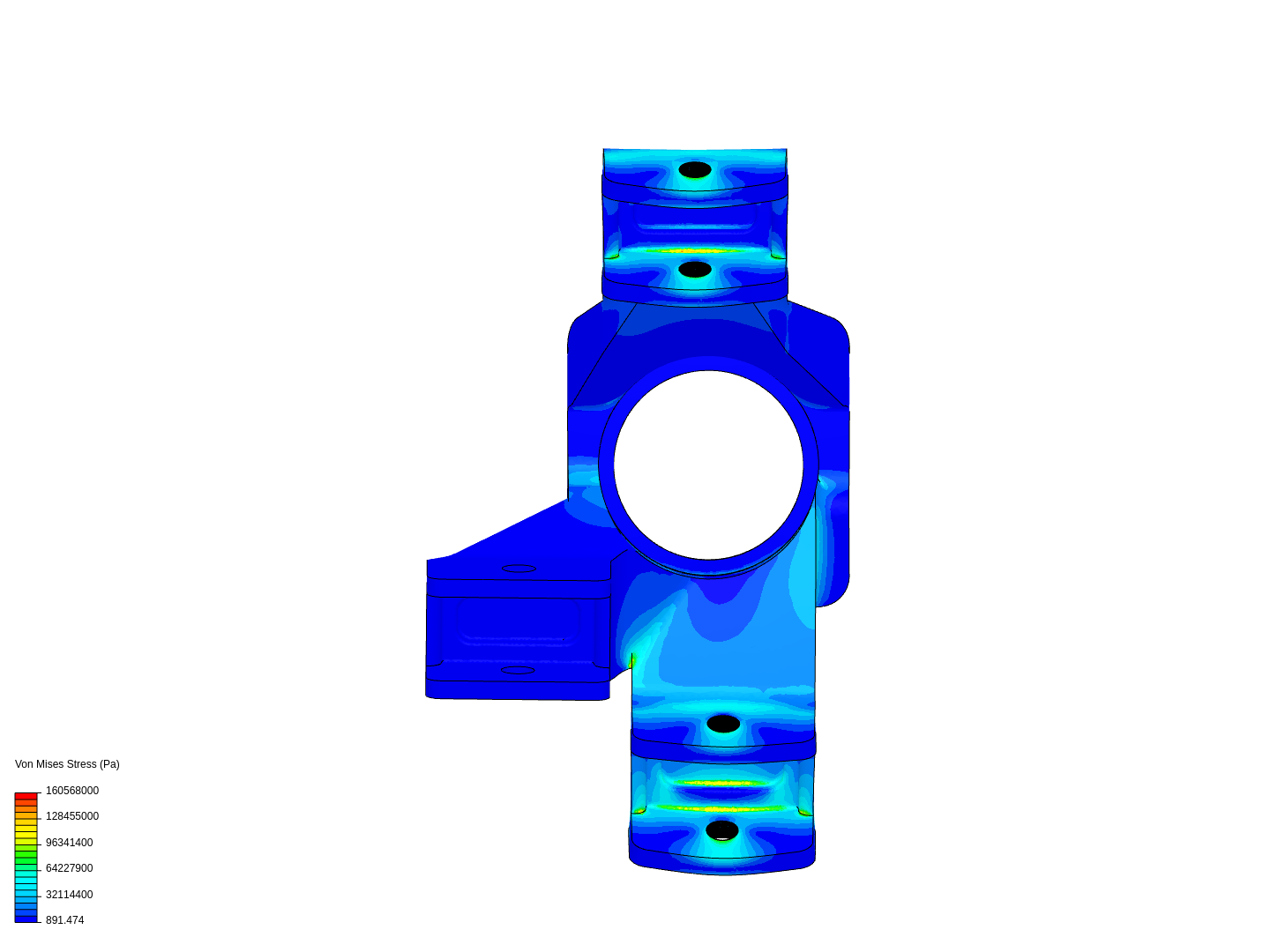 Stress Analysis of a Front Upright image