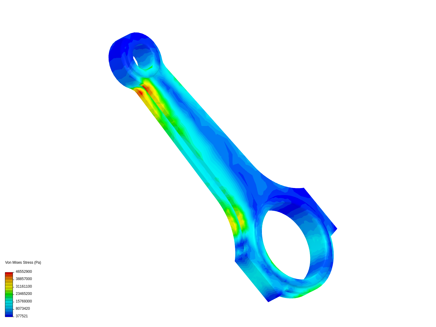 Tutorial 1: Connecting rod stress analysis image