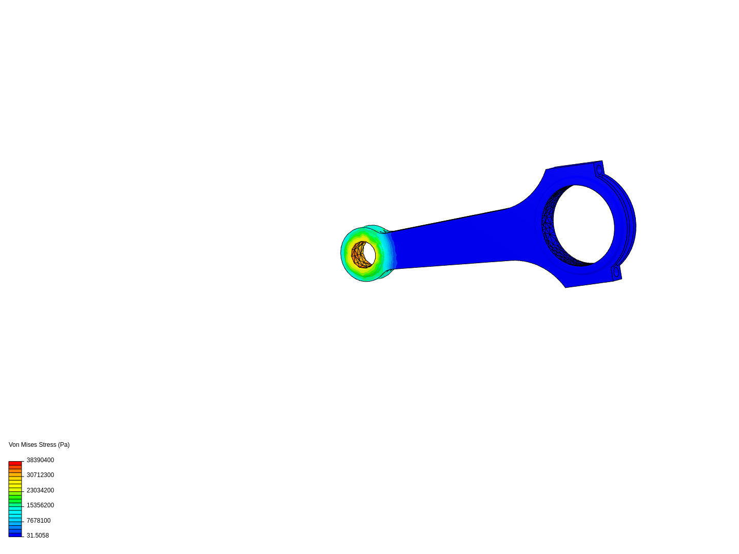 Tutorial 1: Connecting rod stress analysis image