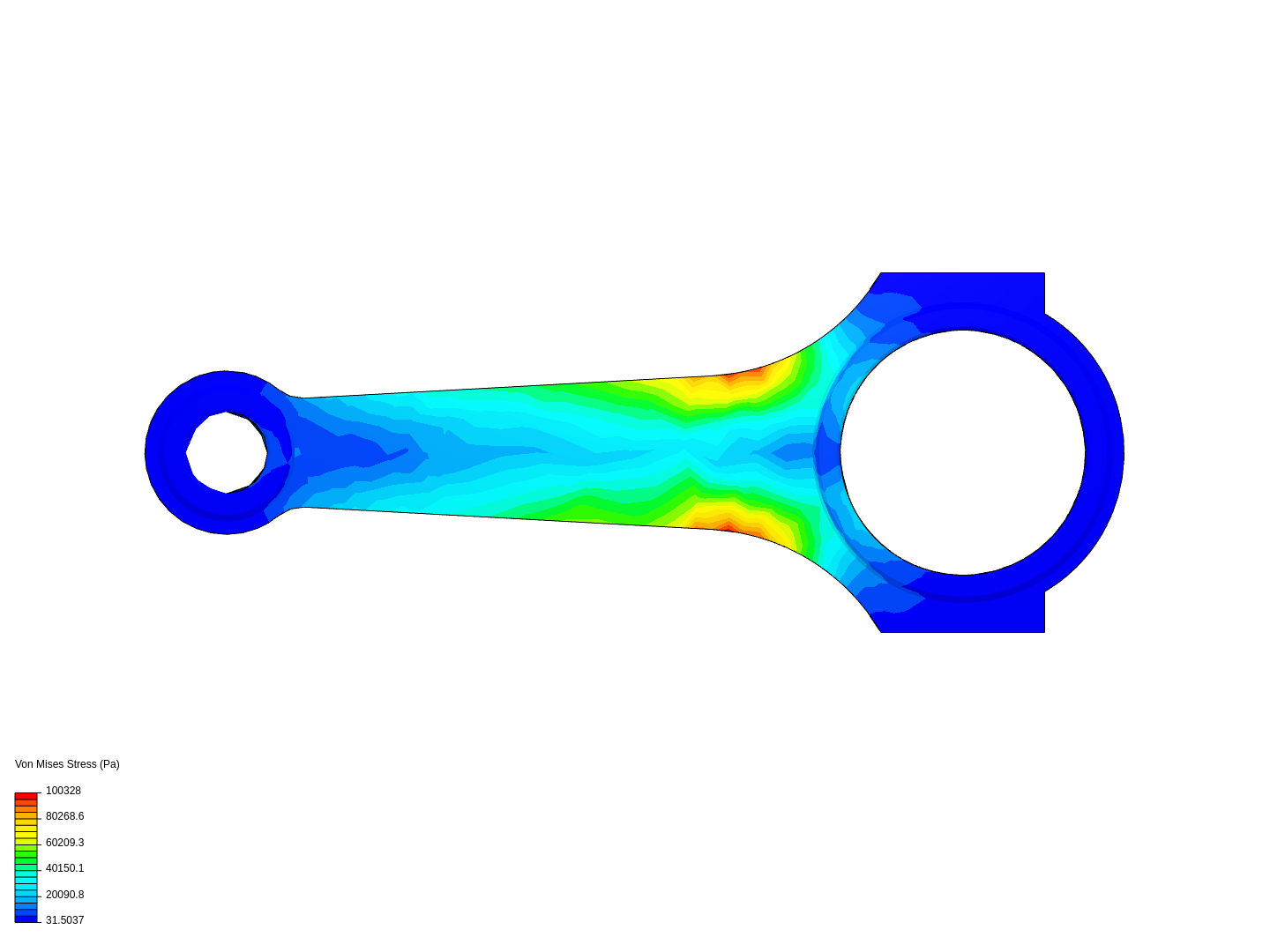 Tutorial 1: Connecting rod stress analysis image