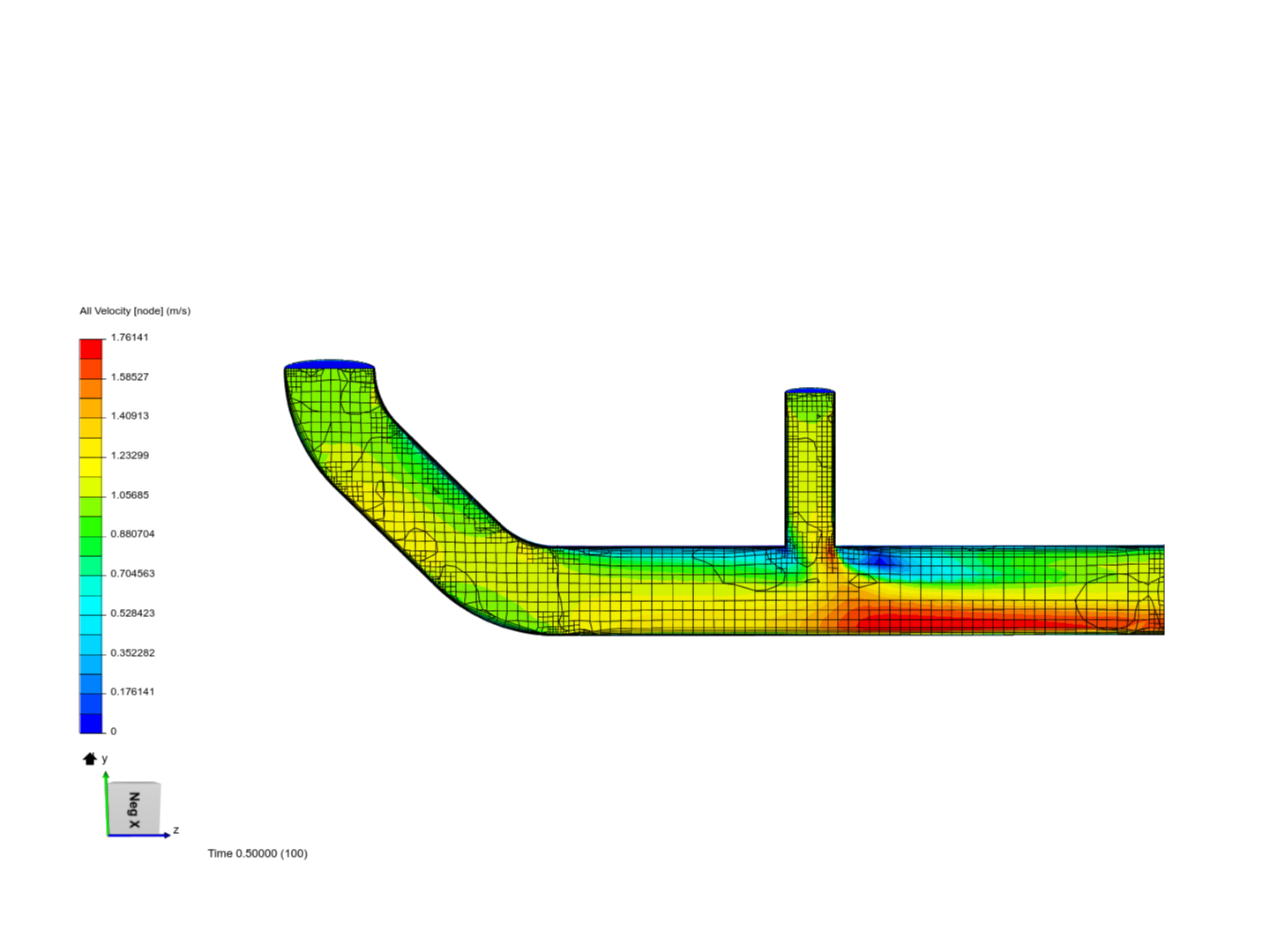 Tutorial 2: Pipe junction flow image