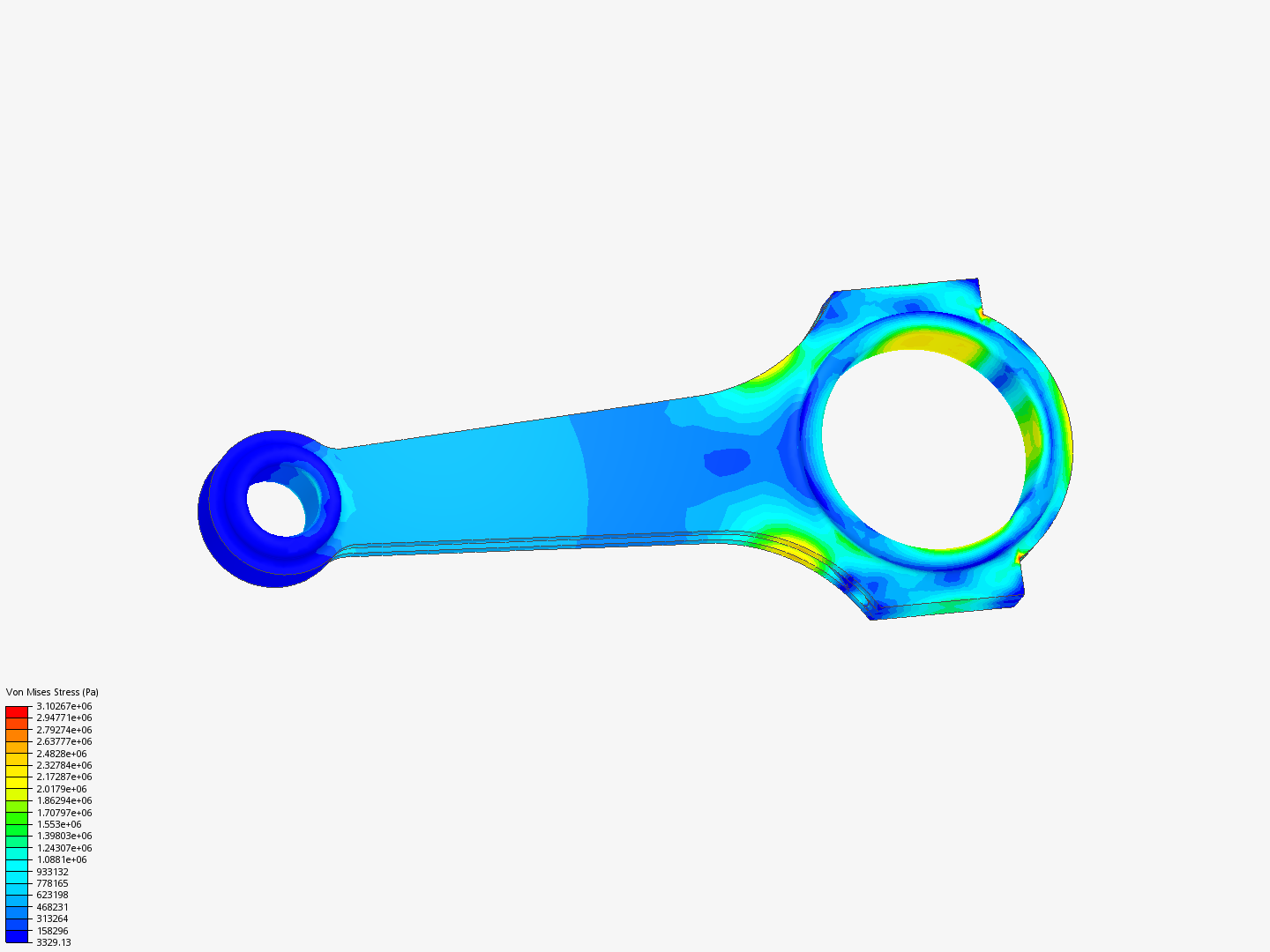 Tutorial 1: Connecting rod stress analysis image