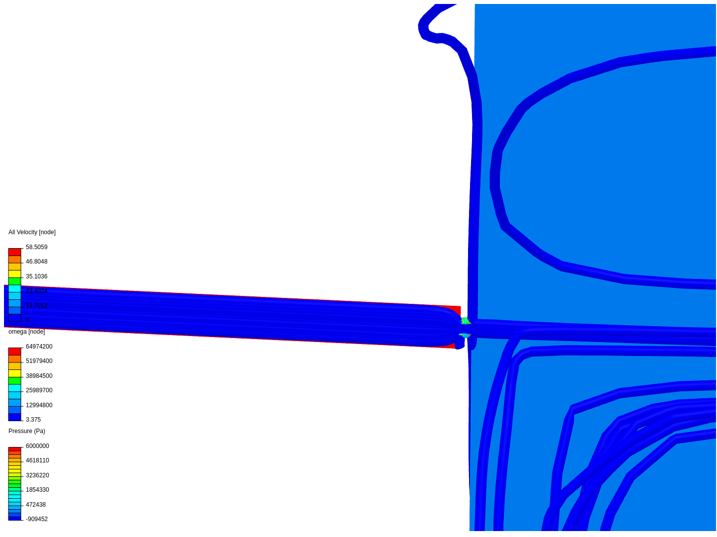 Fluid jet test image