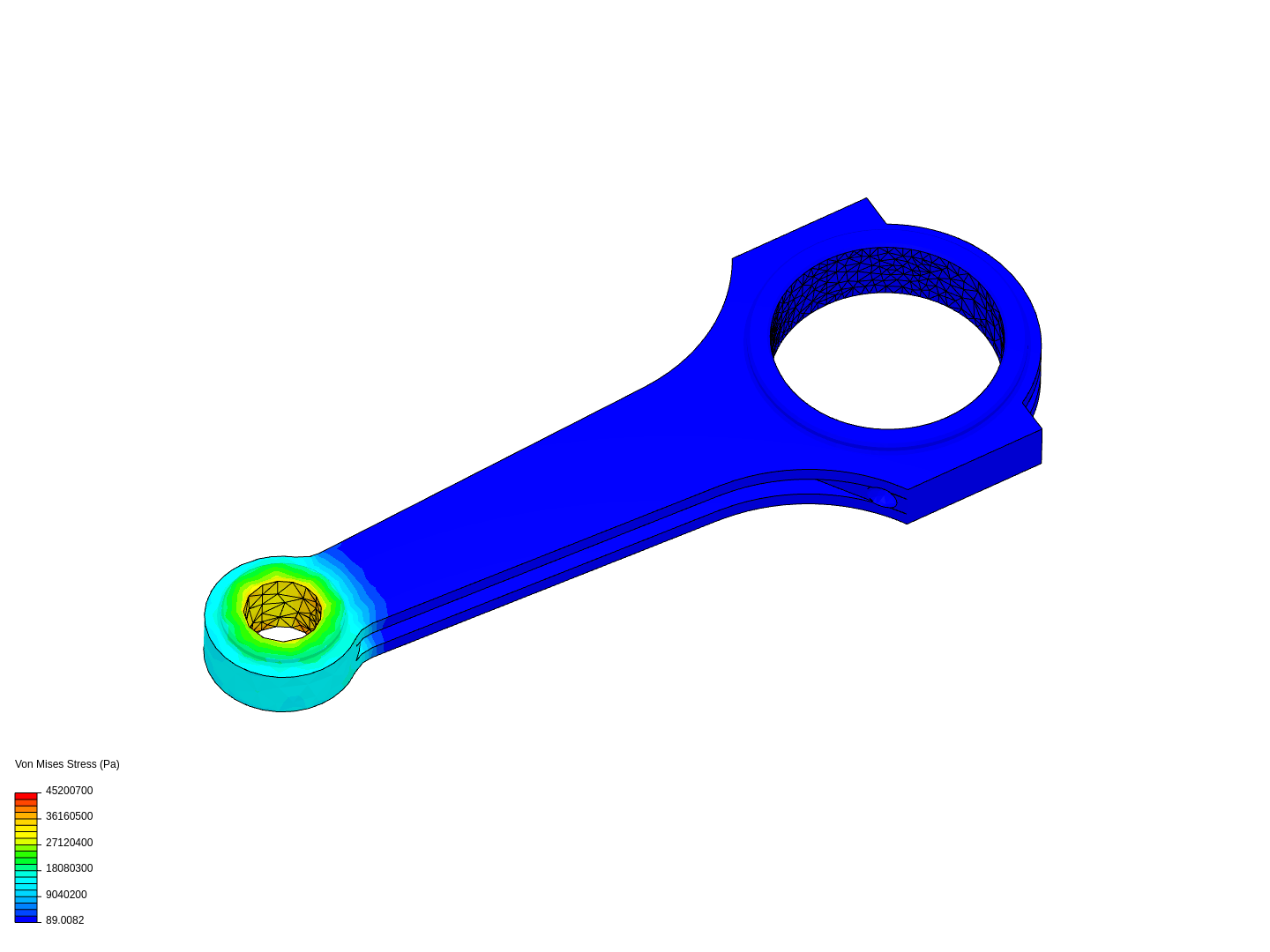 Tutorial 1: Connecting rod stress analysis image