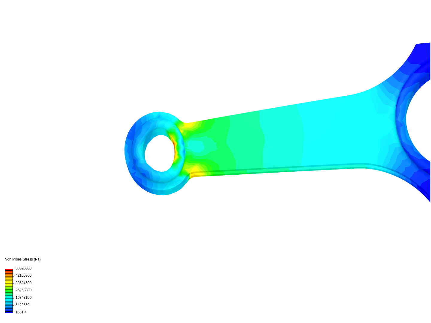 Tutorial 1: Connecting rod stress analysis image