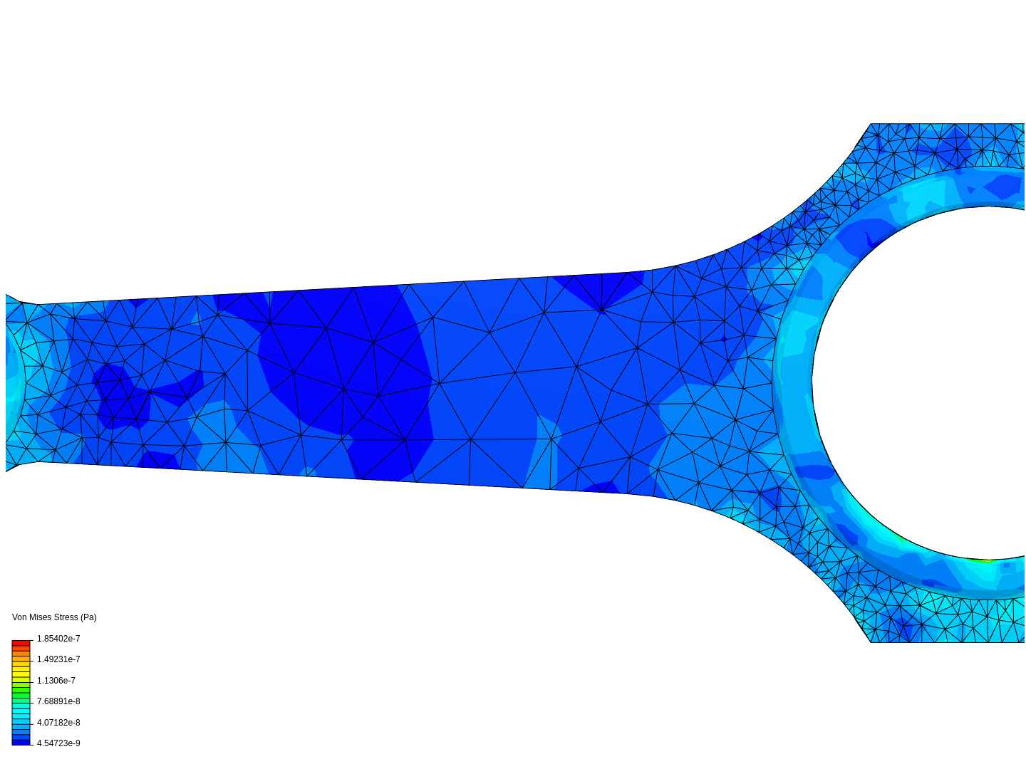 Tutorial 1: Connecting rod stress analysis image