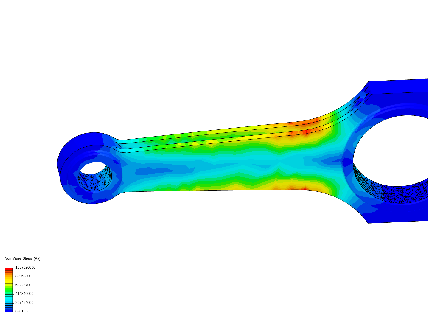 Tutorial 1: Connecting rod stress analysis image