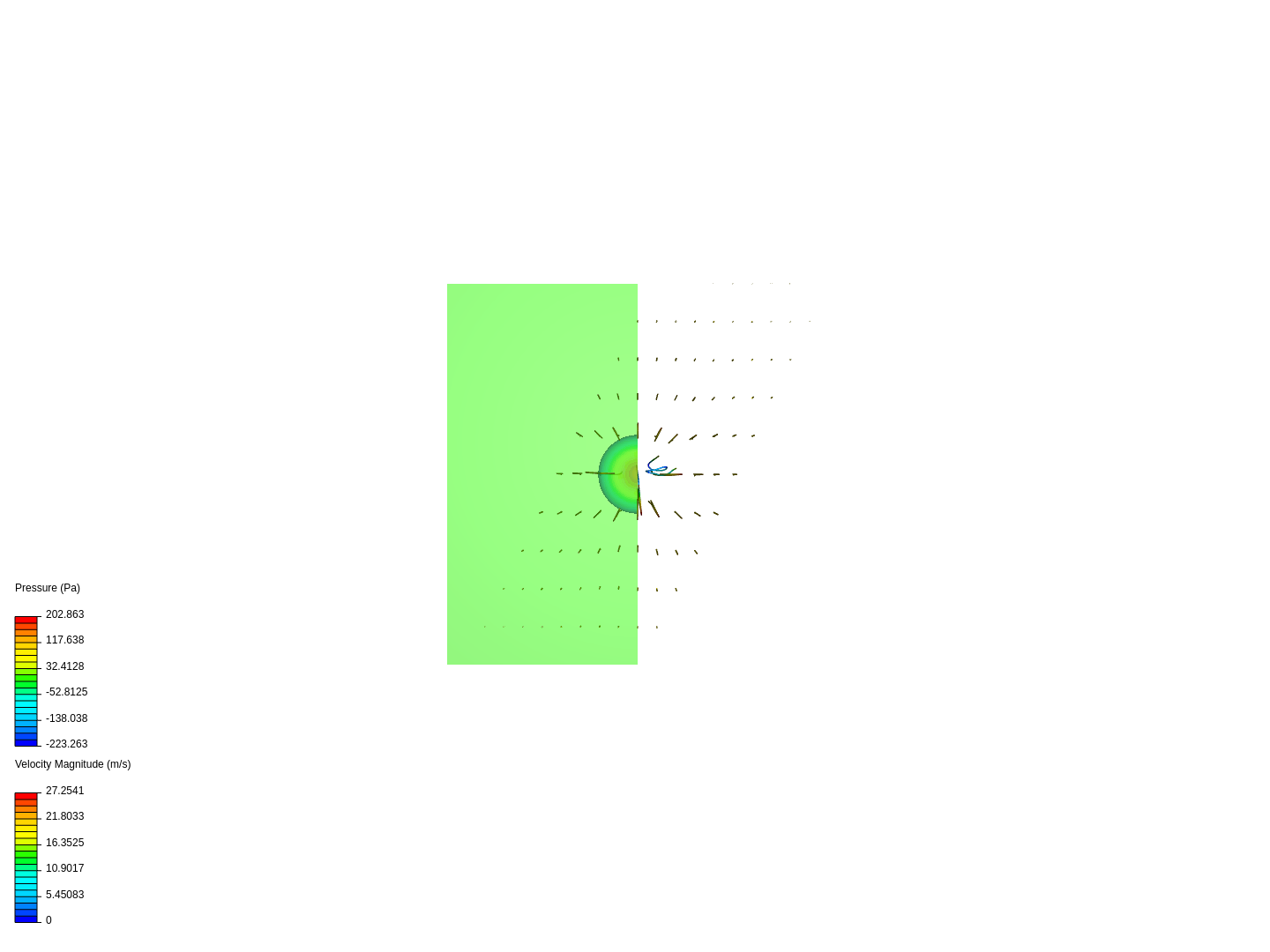 Sphere drag validation image