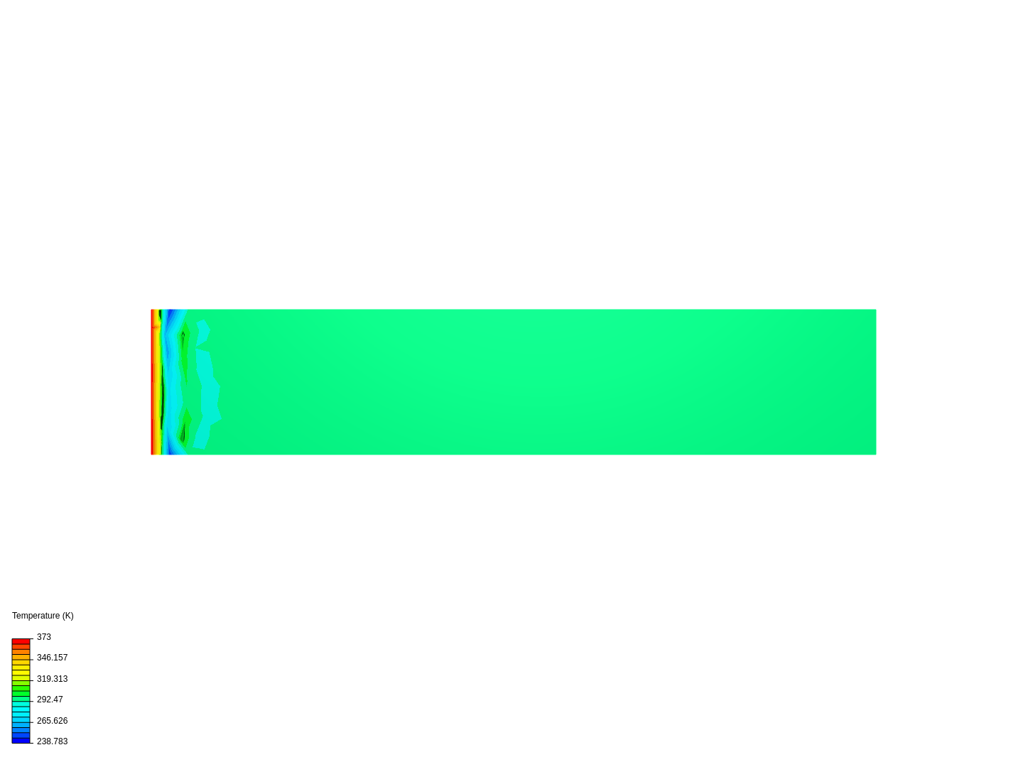 Heat transfer in a beam image