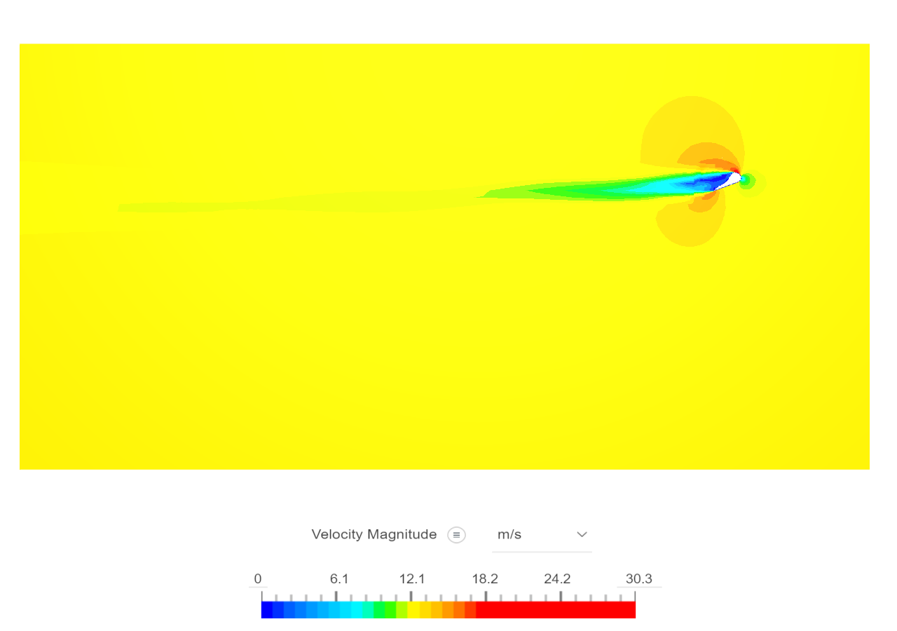 Wing w Angle CFD Simulation image