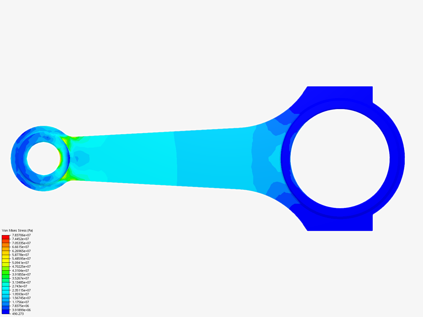 Tutorial 1: Connecting rod stress analysis image