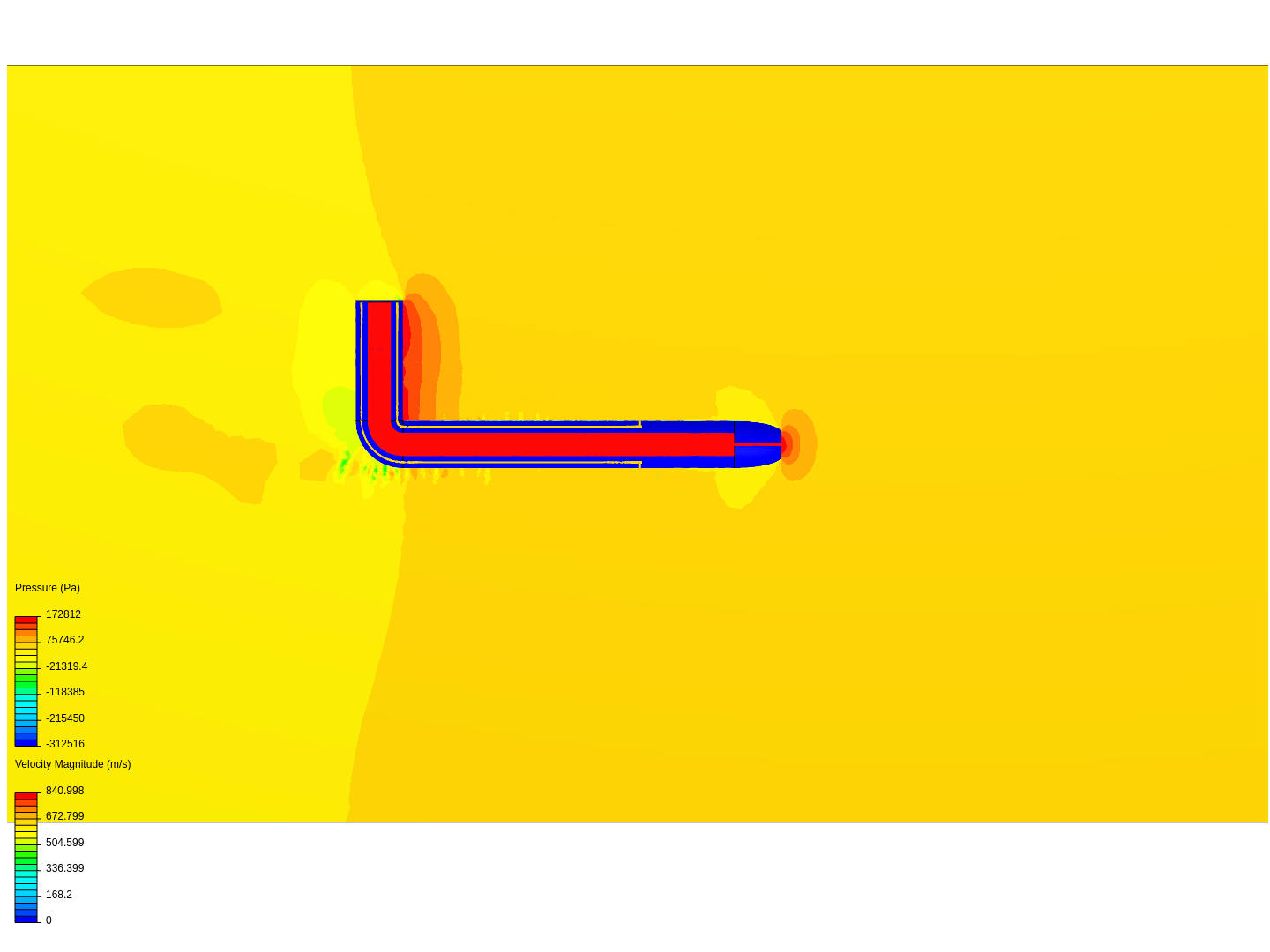 Pitot Tube, Ellipsoid Nose, 95 percent and 1 cm depth Blockage image