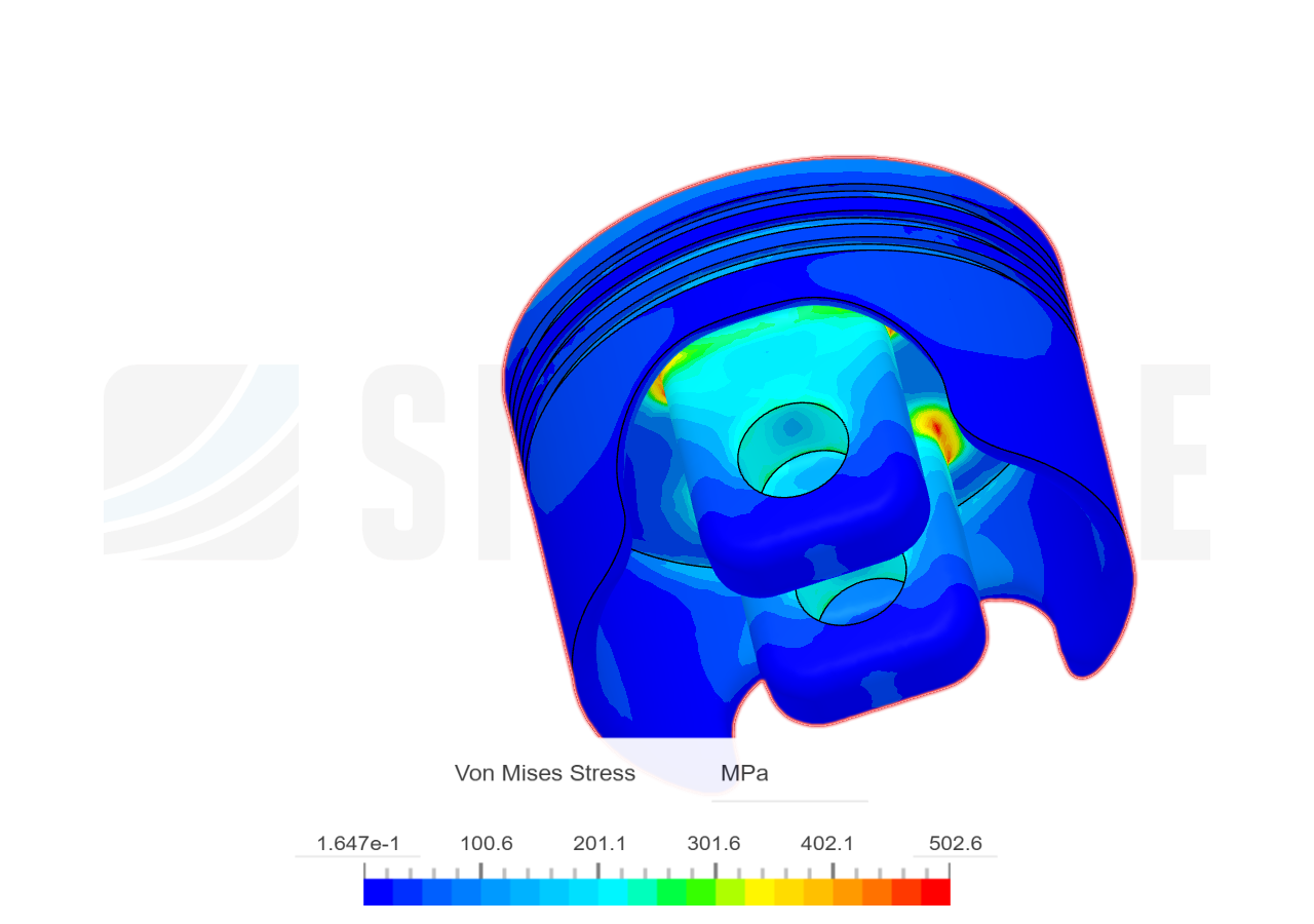 Piston Static Stress image