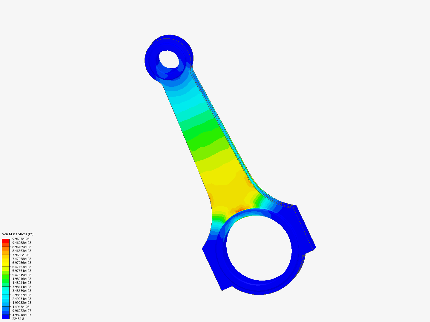 Tutorial 1: Connecting rod stress analysis image