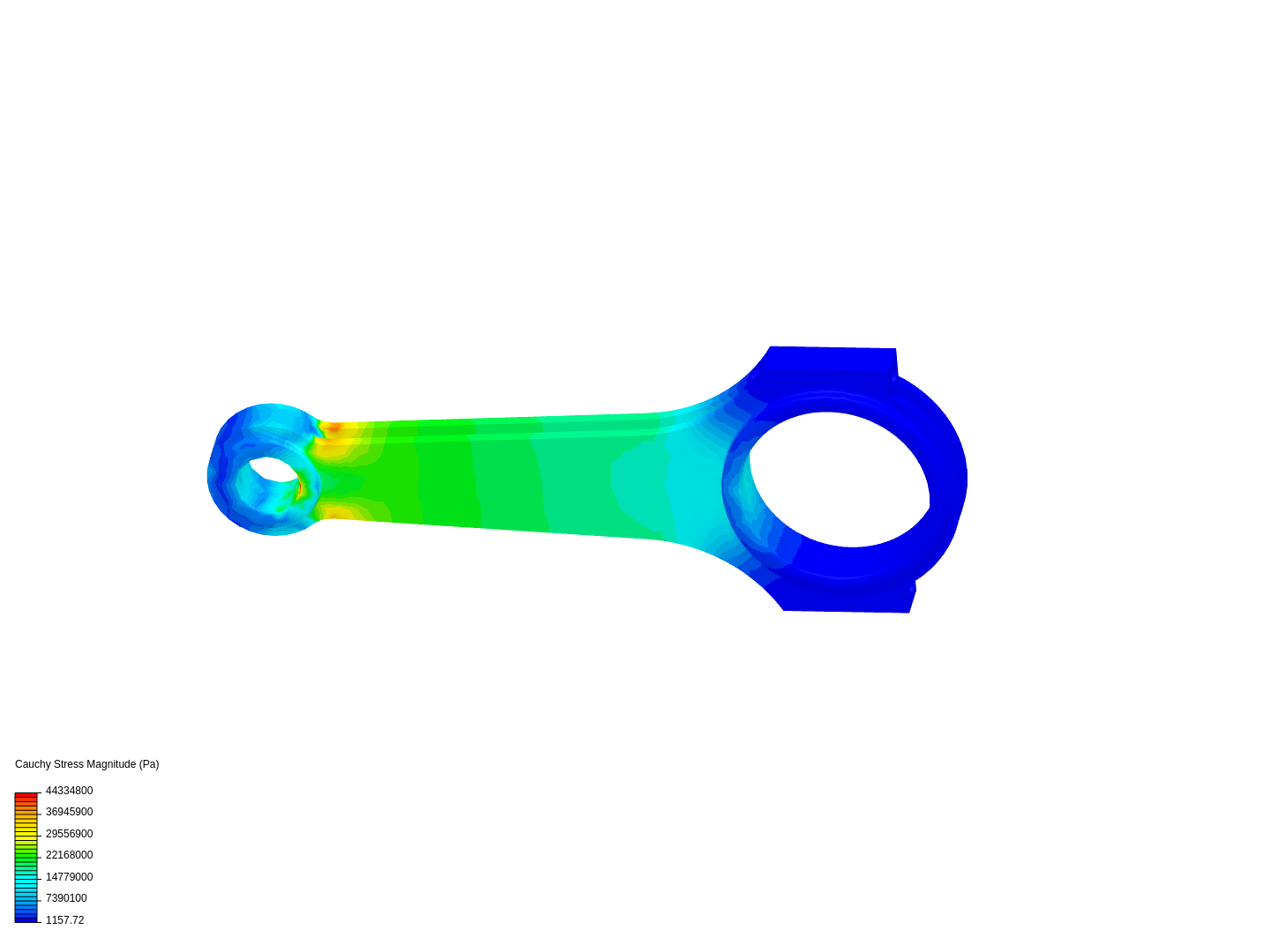 Tutorial 1: Connecting rod stress analysis image