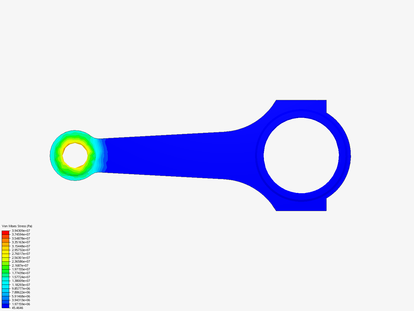 Tutorial 1: Connecting rod stress analysis image