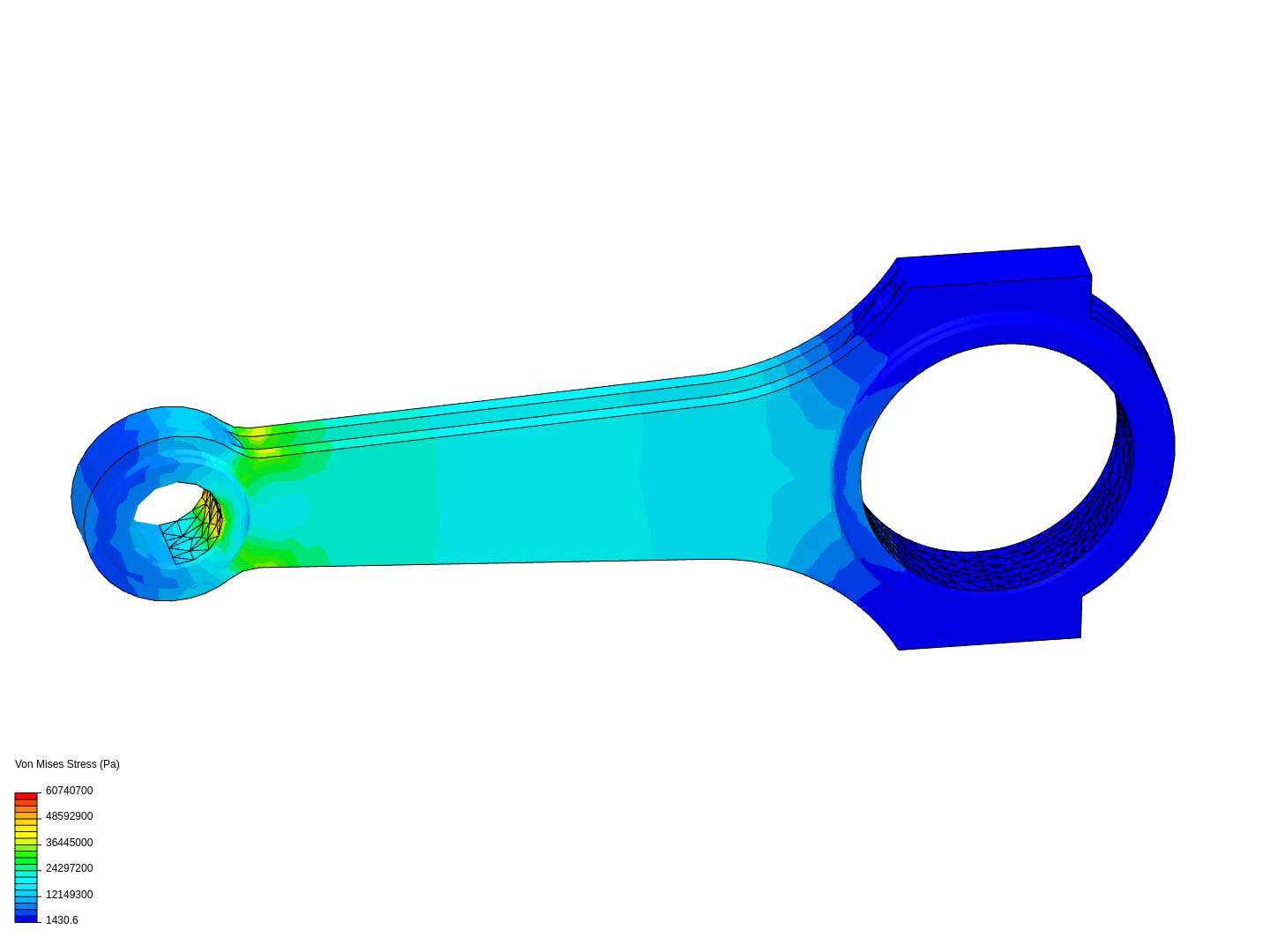 Tutorial 1: Connecting rod stress analysis image