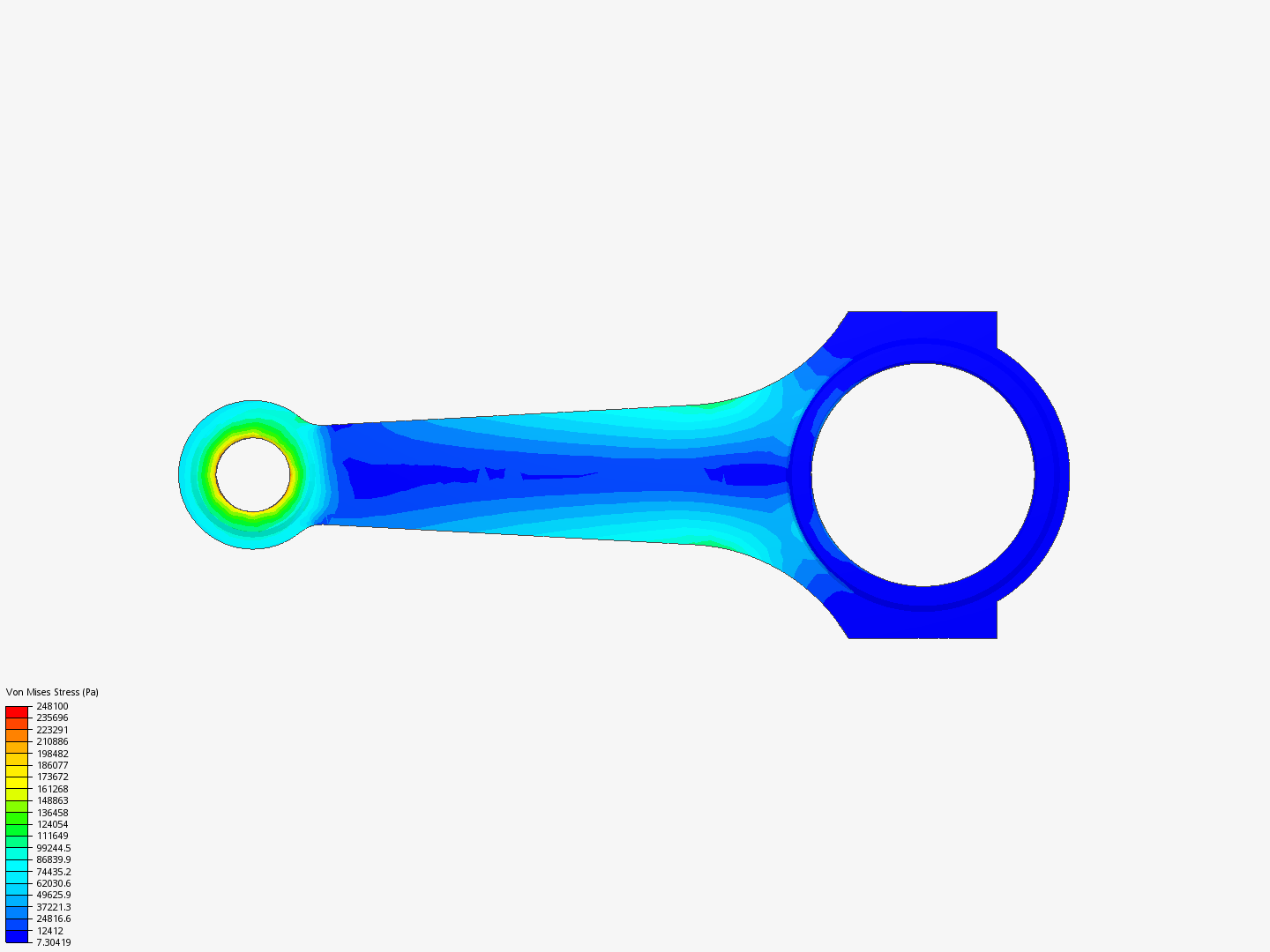 Tutorial 1: Connecting rod stress analysis image