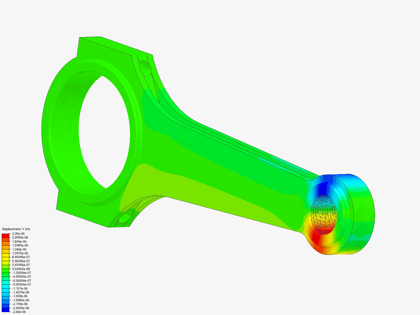 Tutorial 1: Connecting rod stress analysis image