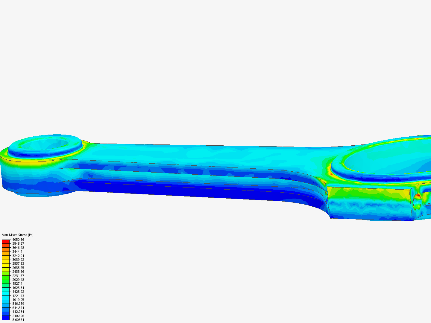 Tutorial 1: Connecting rod stress analysis image