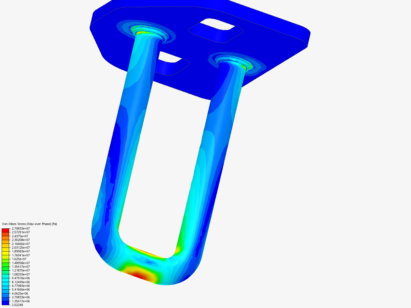 bonnet striker fea weld - current image