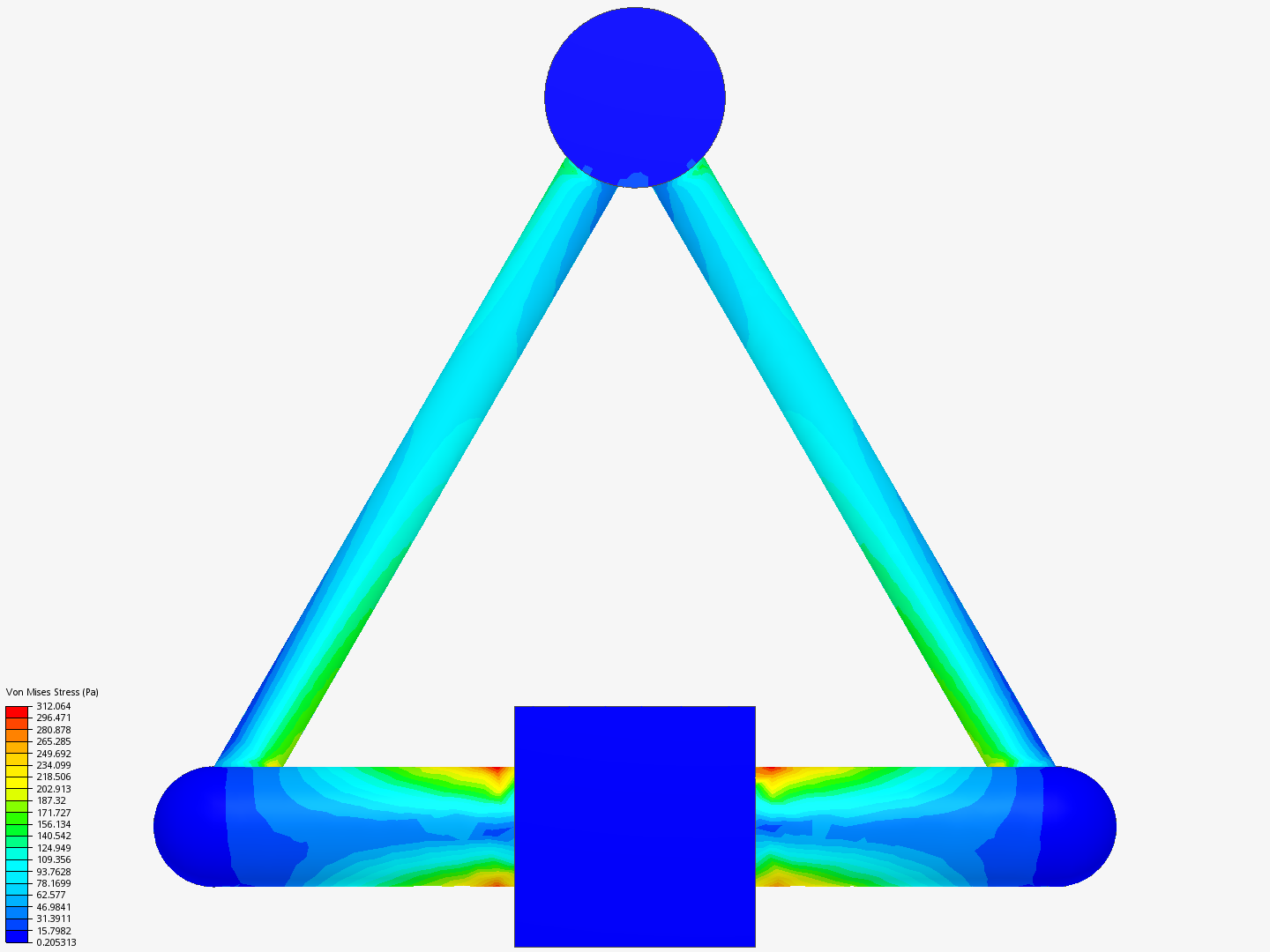 Tutorial - Linear static analysis of a crane image